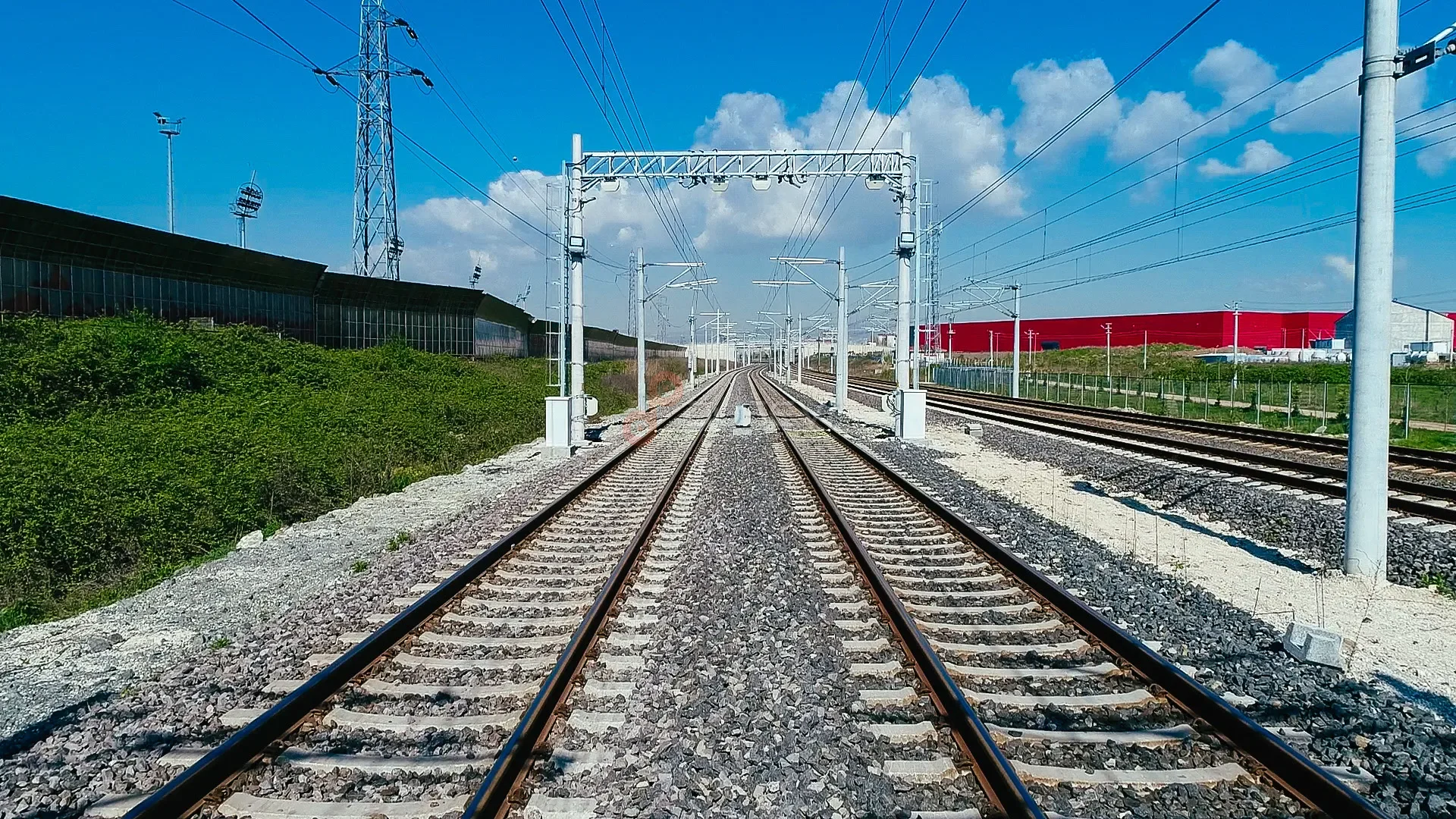 Köşeköy Tren İstasyonu Gabari Taşkın Sensör Sistemleri - Drone Görüntüleme - 1