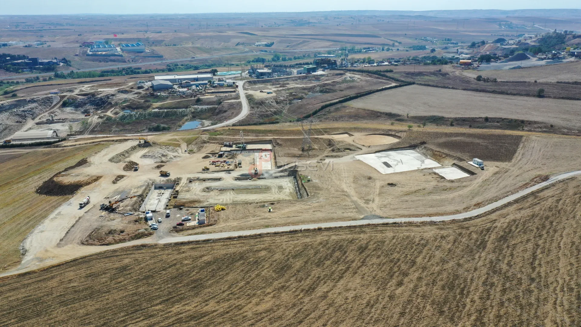 Çorlu Fabrika Şantiyesi Temel Atma Töreni ve Drone Çekimi - 1
