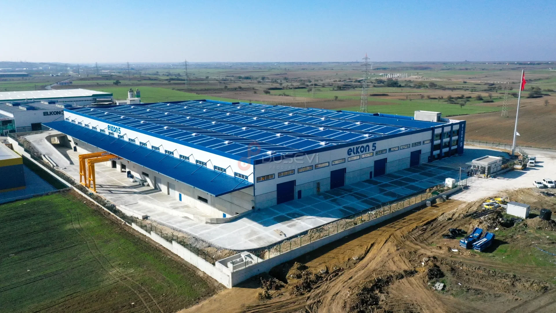 Elkon Beton Santralleri Çerkezköy Fabrika Drone Çekimi - 1