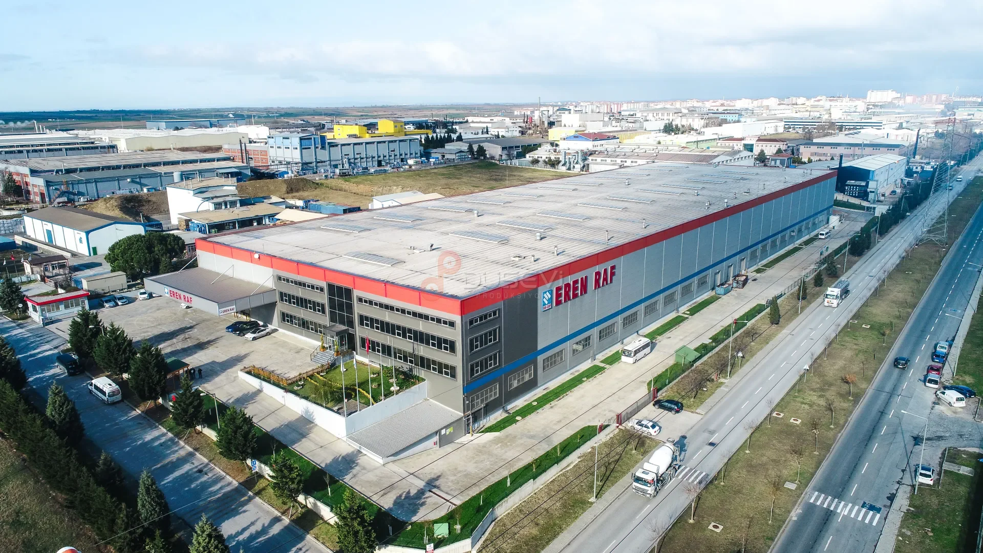 Eren Raf Çerkezköy Fabrika ve Üretim Tesisi Drone Çekimi - 1