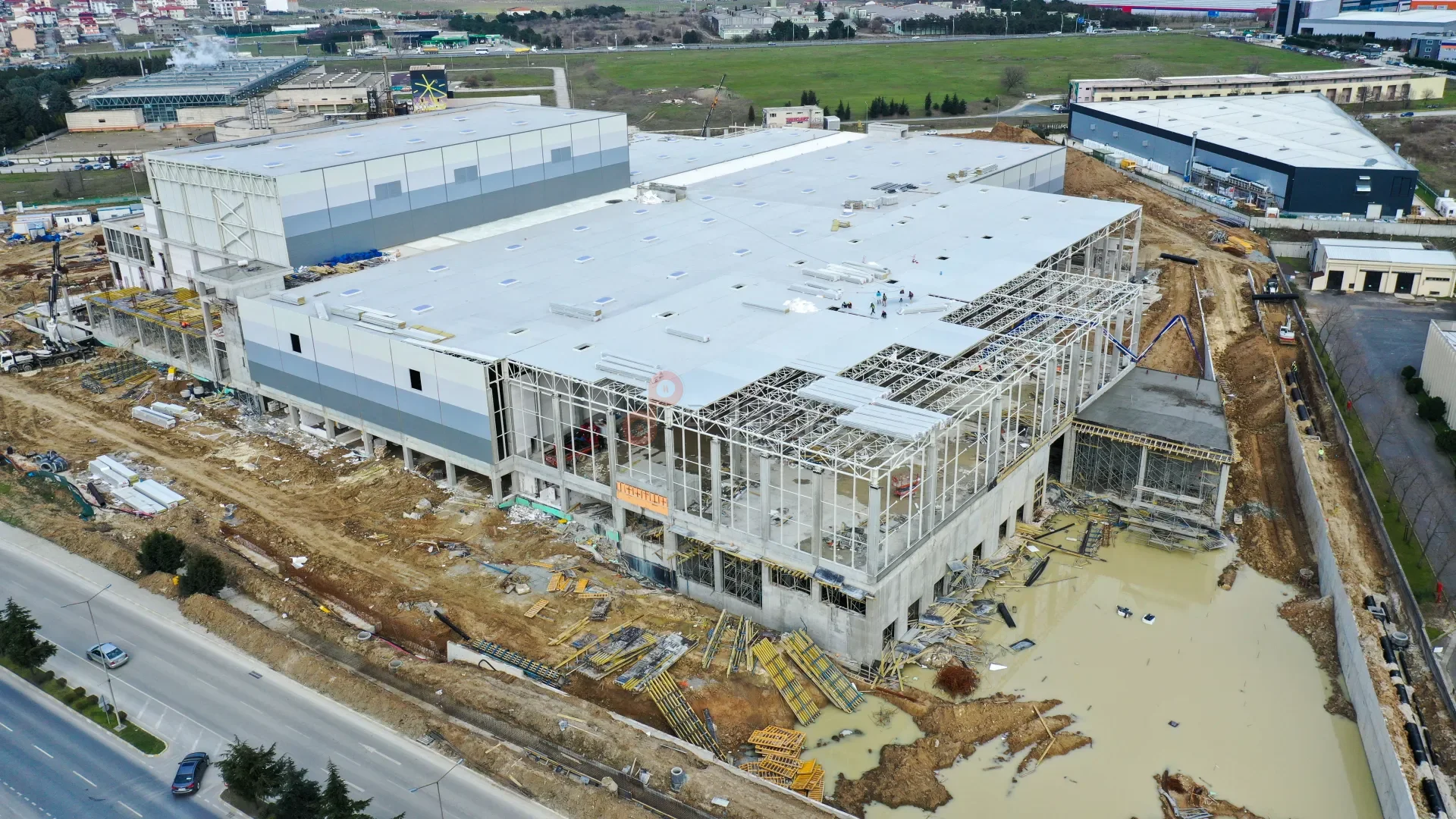 Kapaklı OSB Büyük Ölçekli Fabrika İnşaatı ve Şantiye İlerleme Takibi - 1