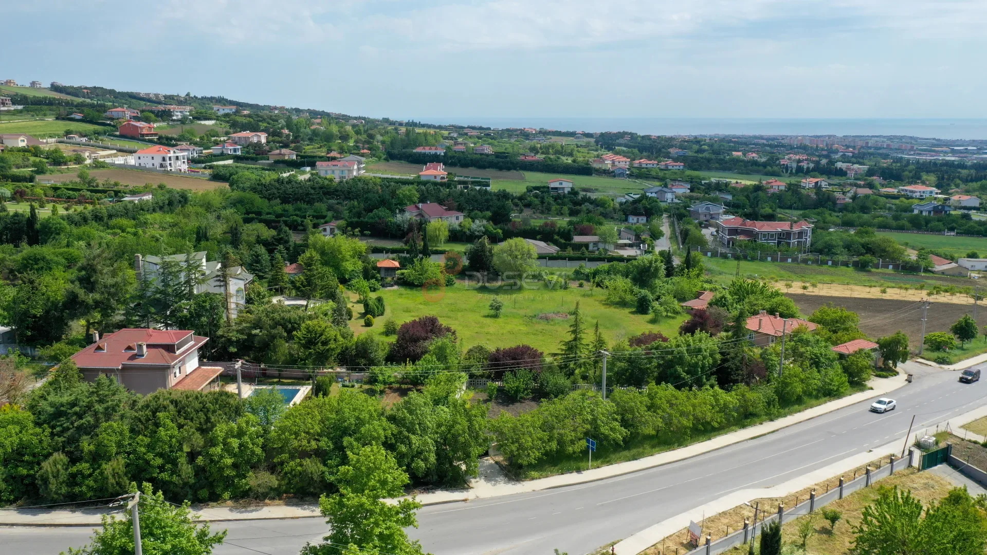 Silivri Ortaköy Arsa ve Gayrimenkul Drone Çekimi - Havadan Arazi Görüntüleme - 1