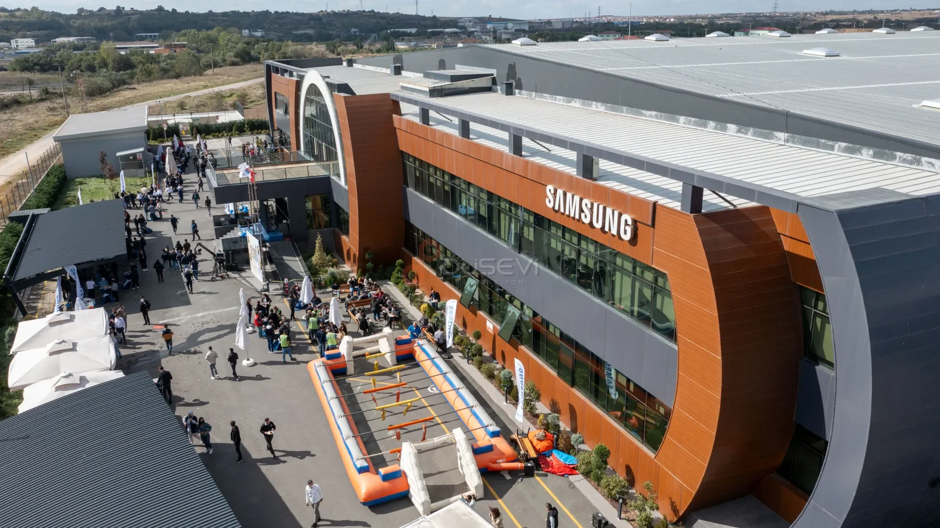 Samsung Çerkezköy Fabrikası Kurumsal Etkinlik Prodüksiyonu - Drone & Jimmy Jib Çekimi - 1