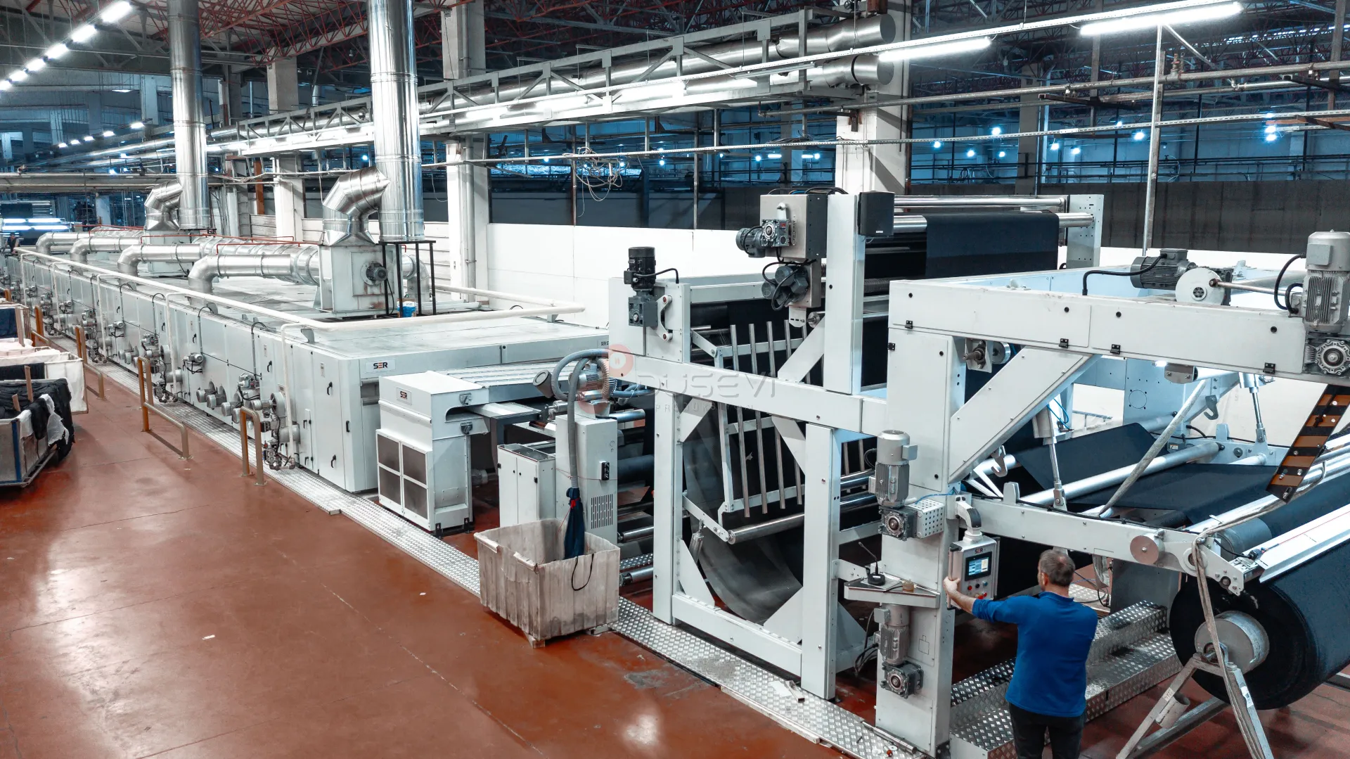 Ser Mekatronik & ÇAK Tekstil Sakarya Fabrikası Tekstil Makineleri Kurulumu ve Endüstriyel Çekim - 1
