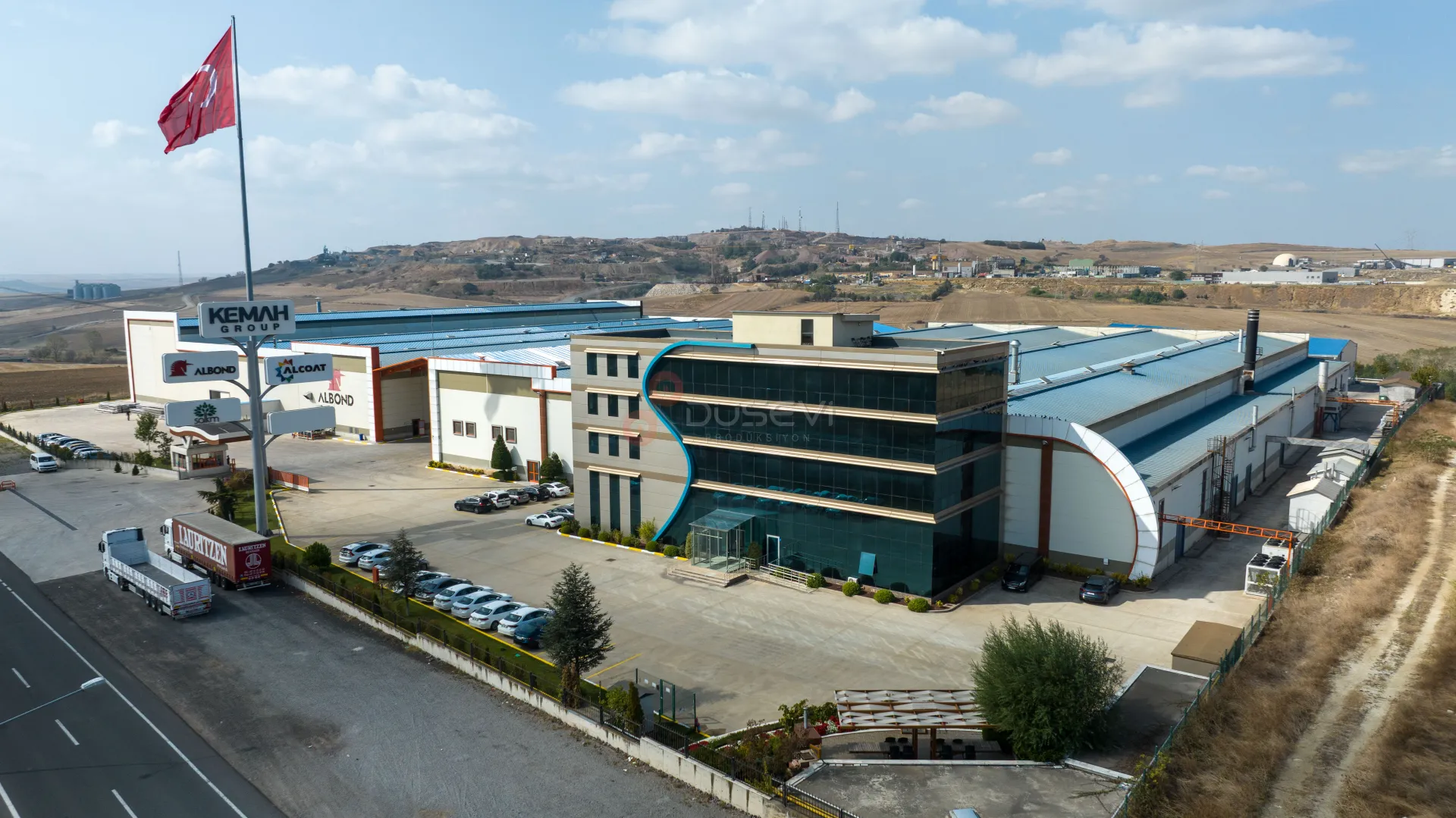 Çorlu Sanayi Bölgesi Fabrika Dış Çekimi ve Profesyonel Endüstriyel Drone Prodüksiyonu - 1