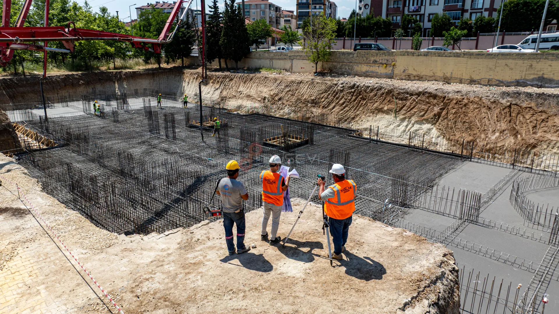 Çorlu Endüstriyel İnşaat ve Fabrika Şantiyesi Profesyonel Drone Görüntüleme ve İlerleme Takibi - 1