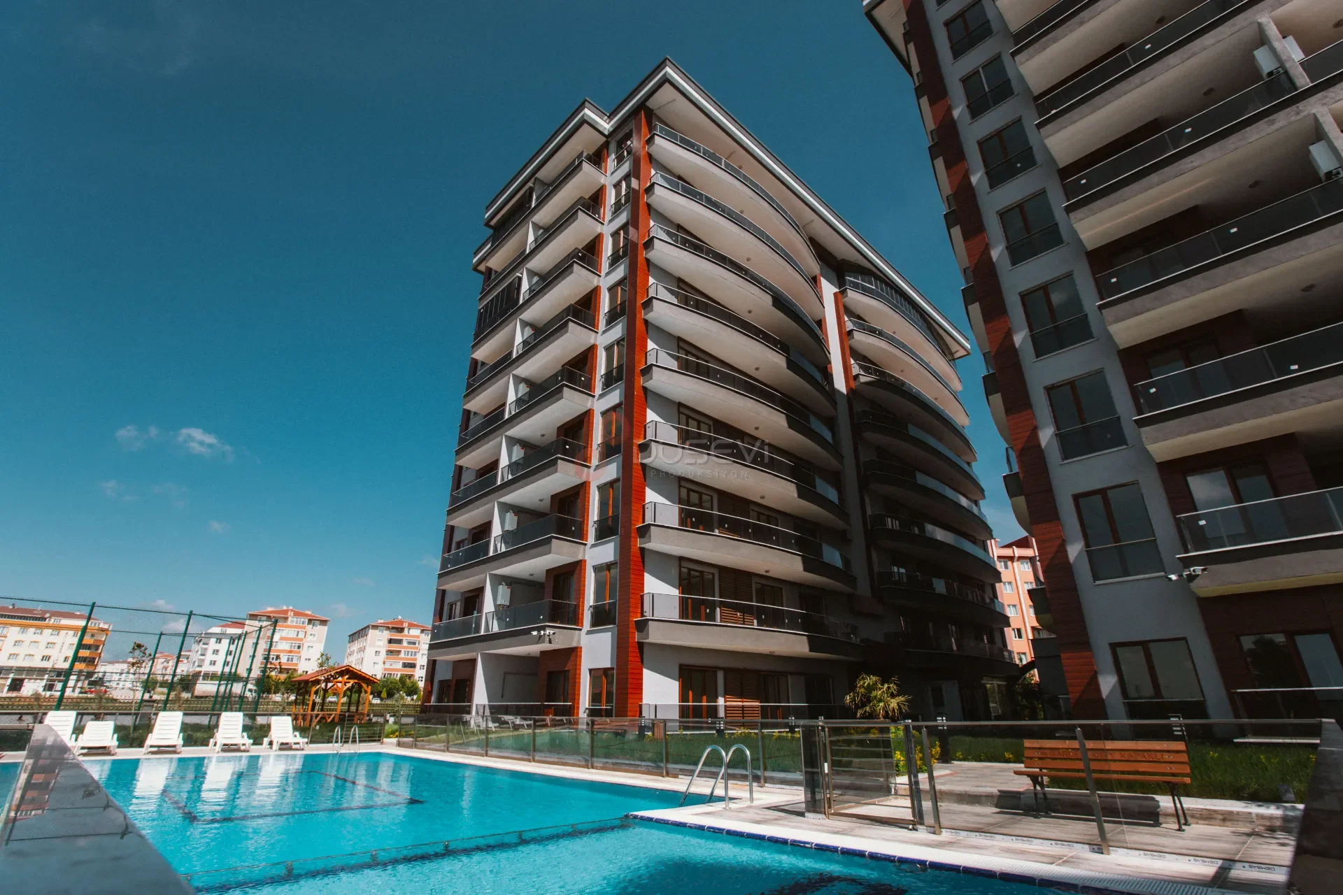 Garden City Kapaklı 2 Blok İnşaat Projesi - Drone Fotoğraf Çekimi - 6