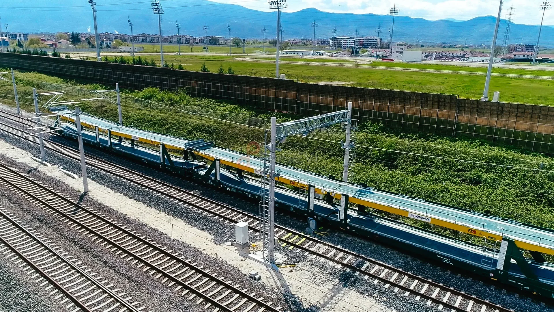 Köşeköy Tren İstasyonu Gabari Taşkın Sensör Sistemleri - Drone Görüntüleme - 6
