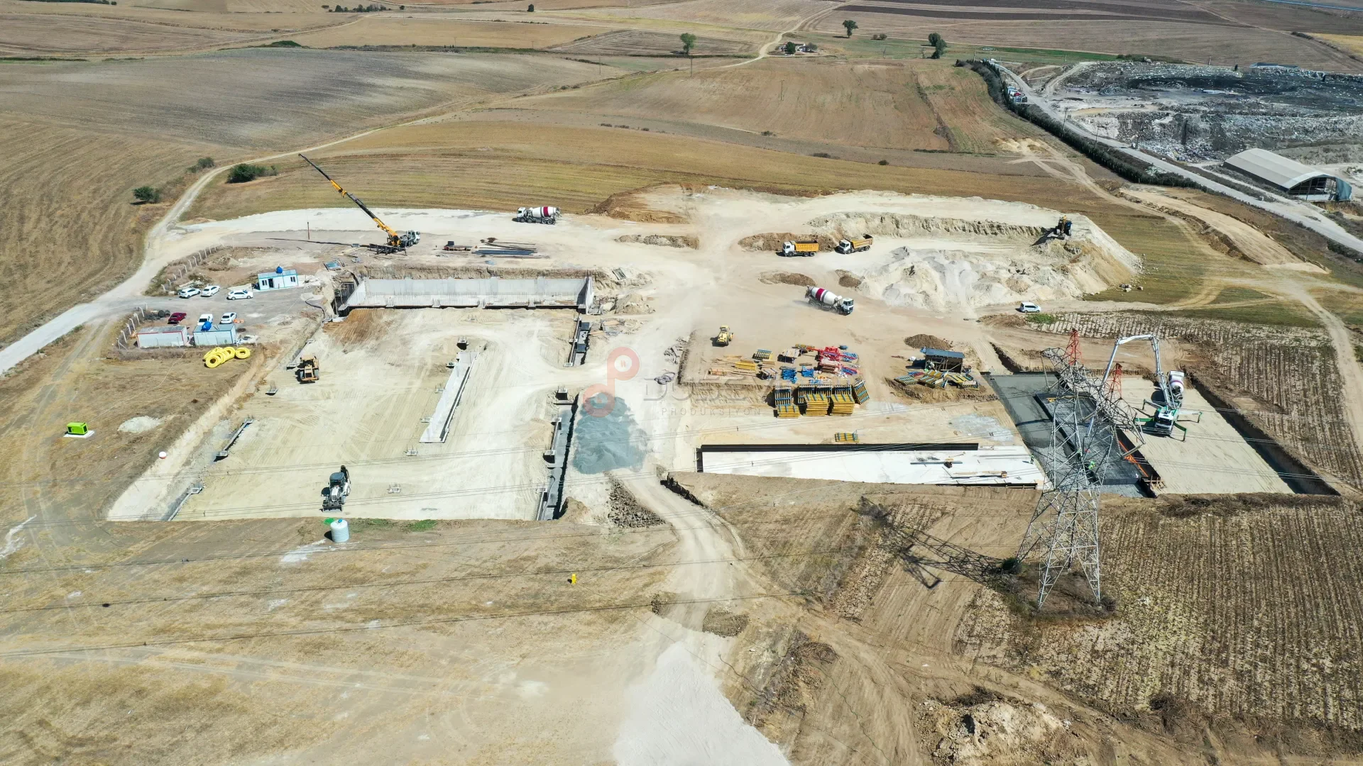 Çorlu Fabrika Şantiyesi Temel Atma Töreni ve Drone Çekimi - 3