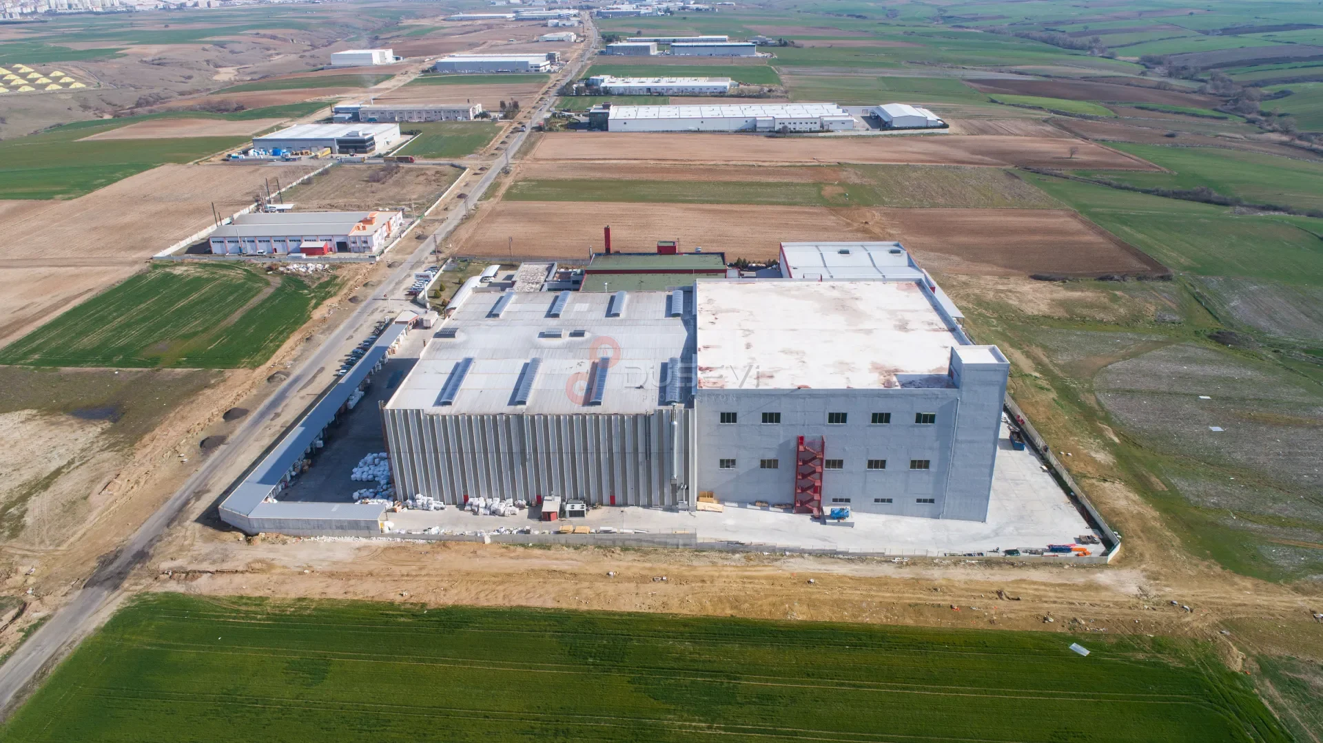 Çorlu Endüstriyel Tesis ve Fabrika Drone Çekimi - 5