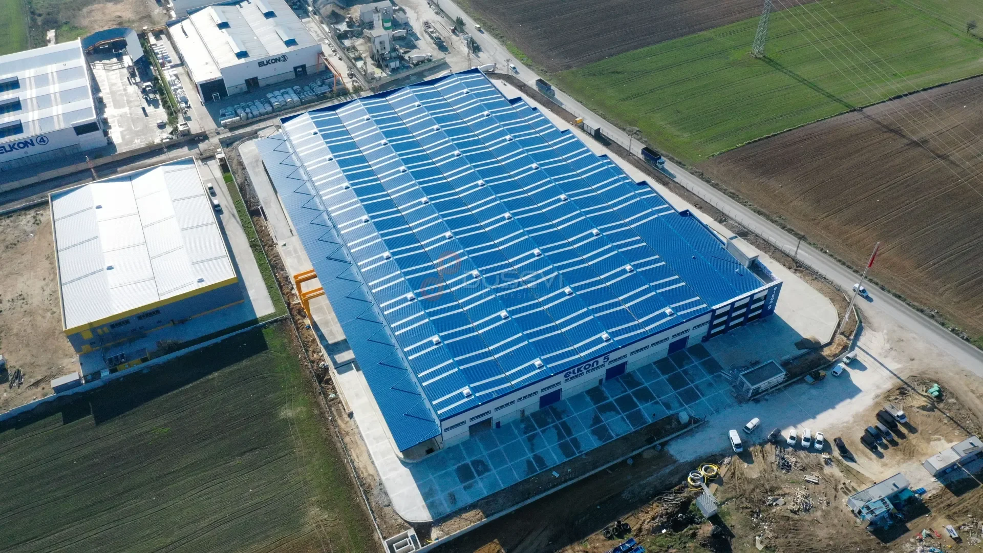 Elkon Beton Santralleri Çerkezköy Fabrika Drone Çekimi - 7