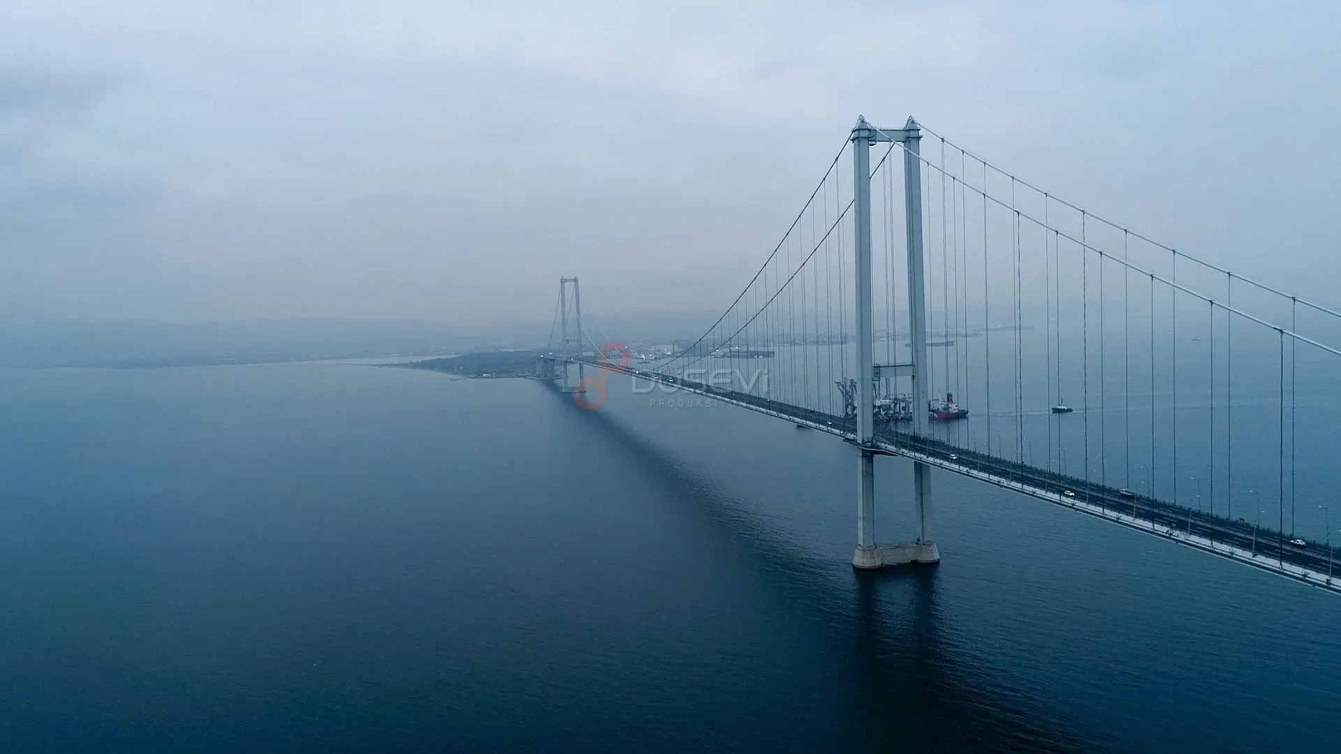 Osmangazi Köprüsü Gemi Geçişi ve Lojistik Hattı Drone Çekimi - 2