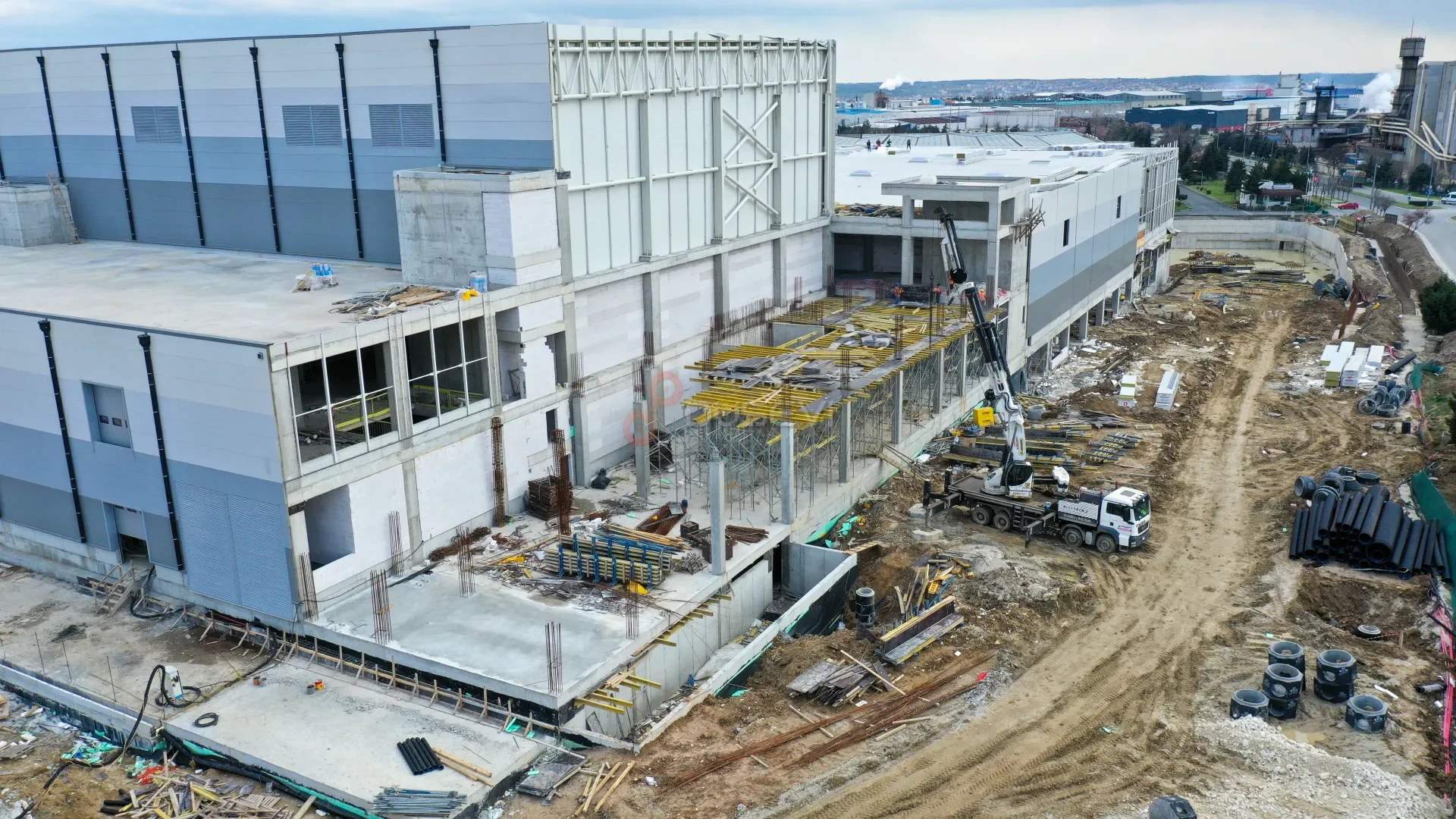 Kapaklı OSB Büyük Ölçekli Fabrika İnşaatı ve Şantiye İlerleme Takibi - 2