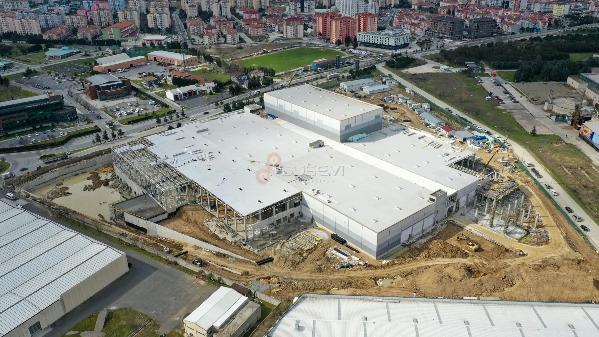 Kapaklı OSB Büyük Ölçekli Fabrika İnşaatı ve Şantiye İlerleme Takibi - 3