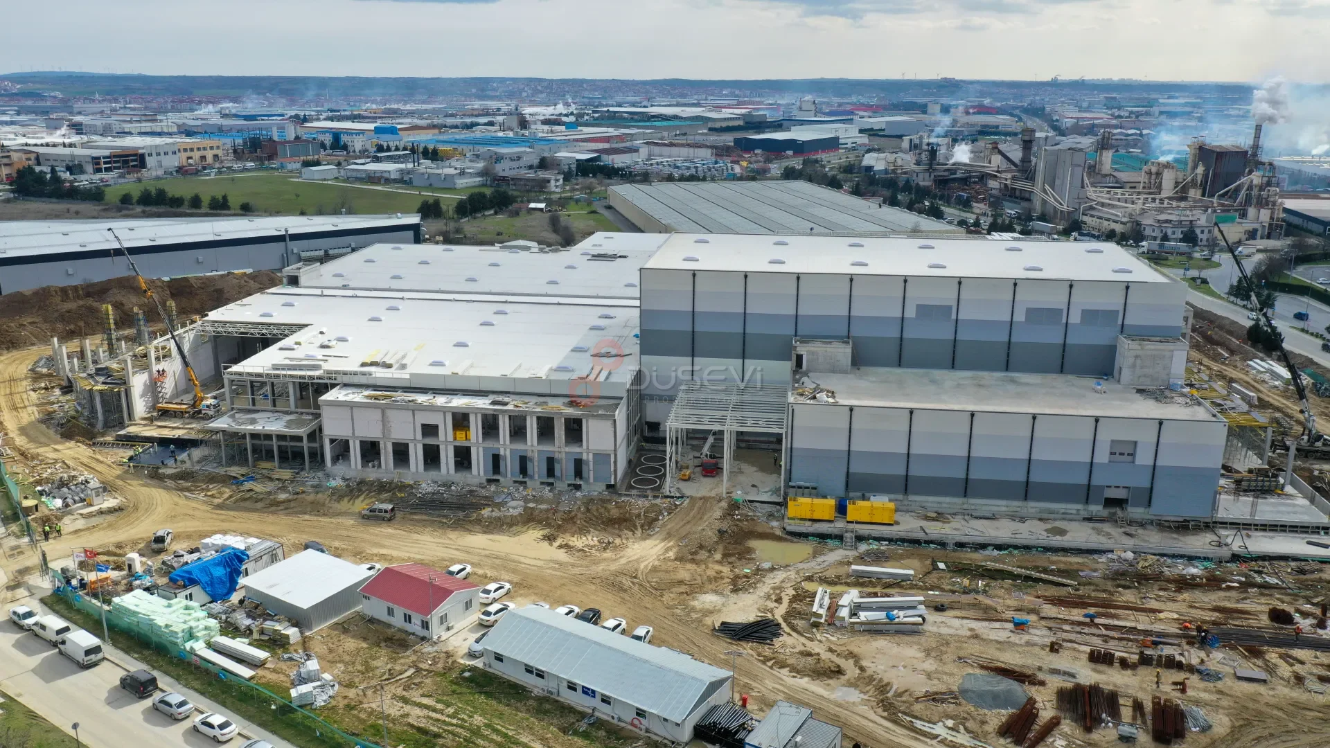 Kapaklı OSB Büyük Ölçekli Fabrika İnşaatı ve Şantiye İlerleme Takibi - 5
