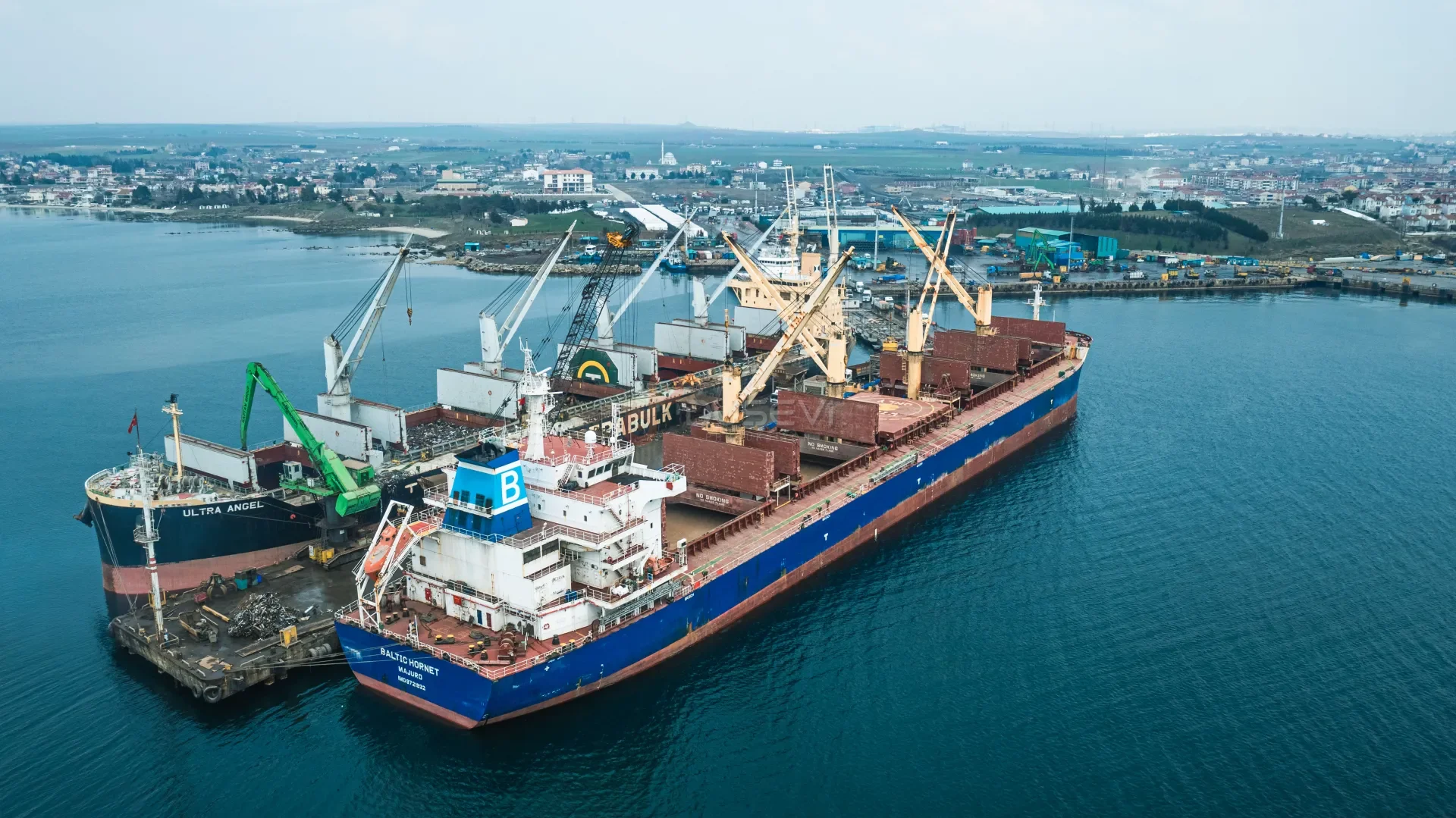 Marmaraereğlisi Martaş Limanı - Deniz Lojistiği ve Port Operasyonları Drone - 2