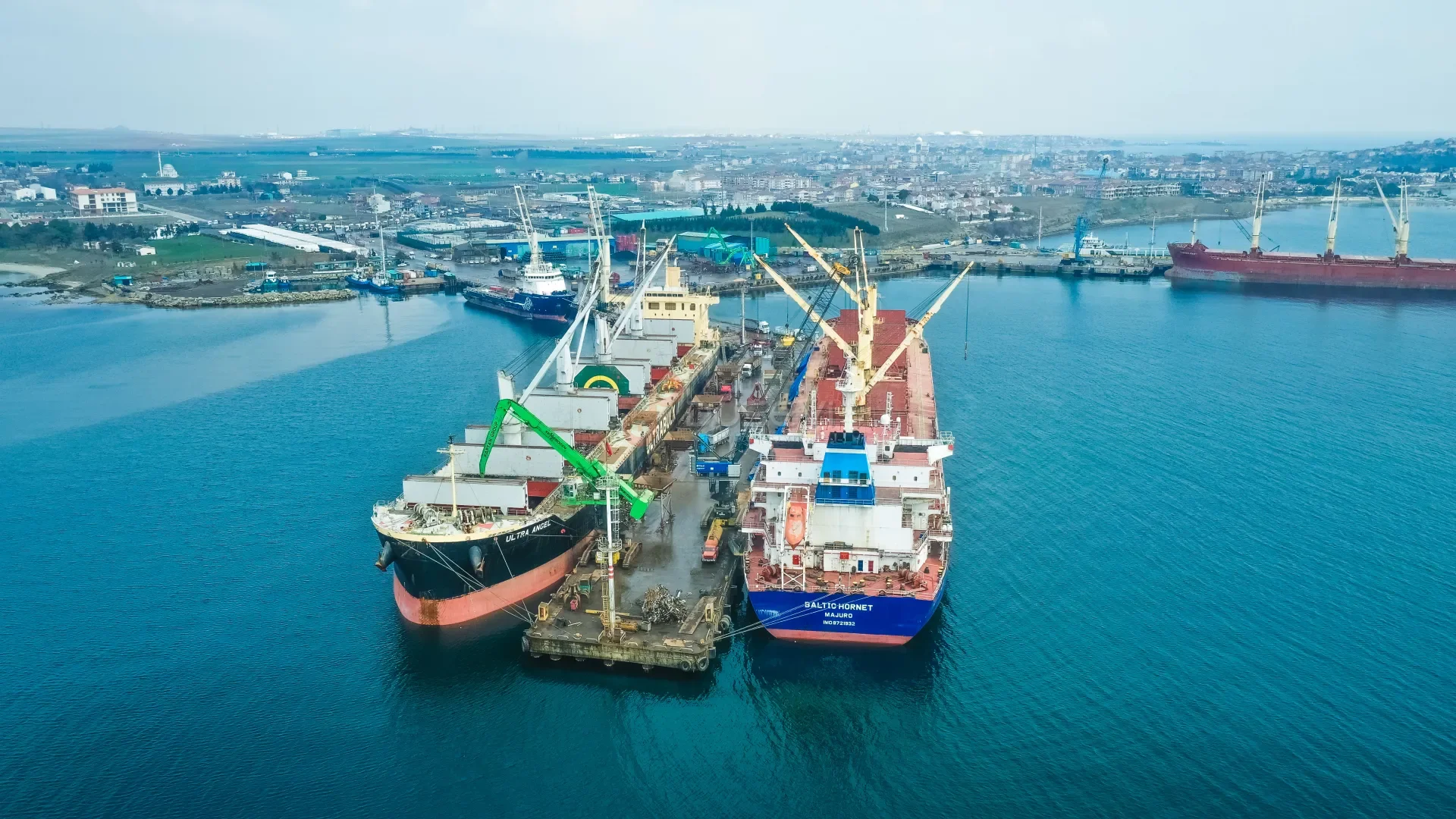 Marmaraereğlisi Martaş Limanı - Deniz Lojistiği ve Port Operasyonları Drone - 7