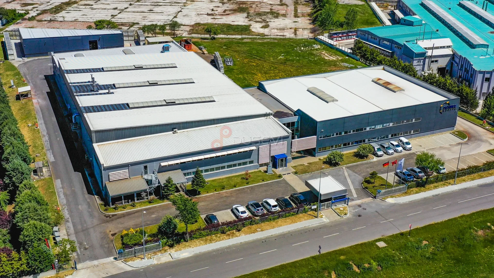 Çerkezköy Schnee Metal Fabrikası - Endüstriyel Tesis ve Üretim Hattı Drone - 5