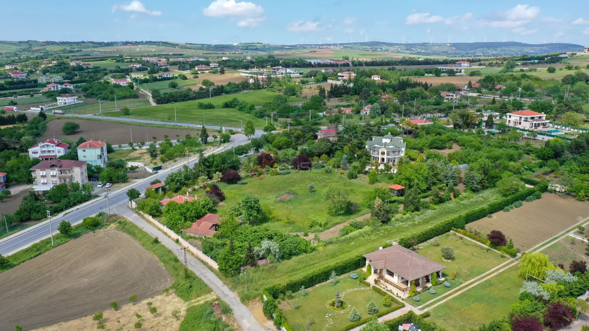 Silivri Ortaköy Arsa ve Gayrimenkul Drone Çekimi - Havadan Arazi Görüntüleme - 2