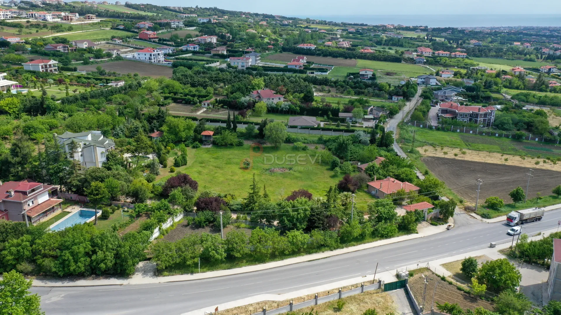 Silivri Ortaköy Arsa ve Gayrimenkul Drone Çekimi - Havadan Arazi Görüntüleme - 3