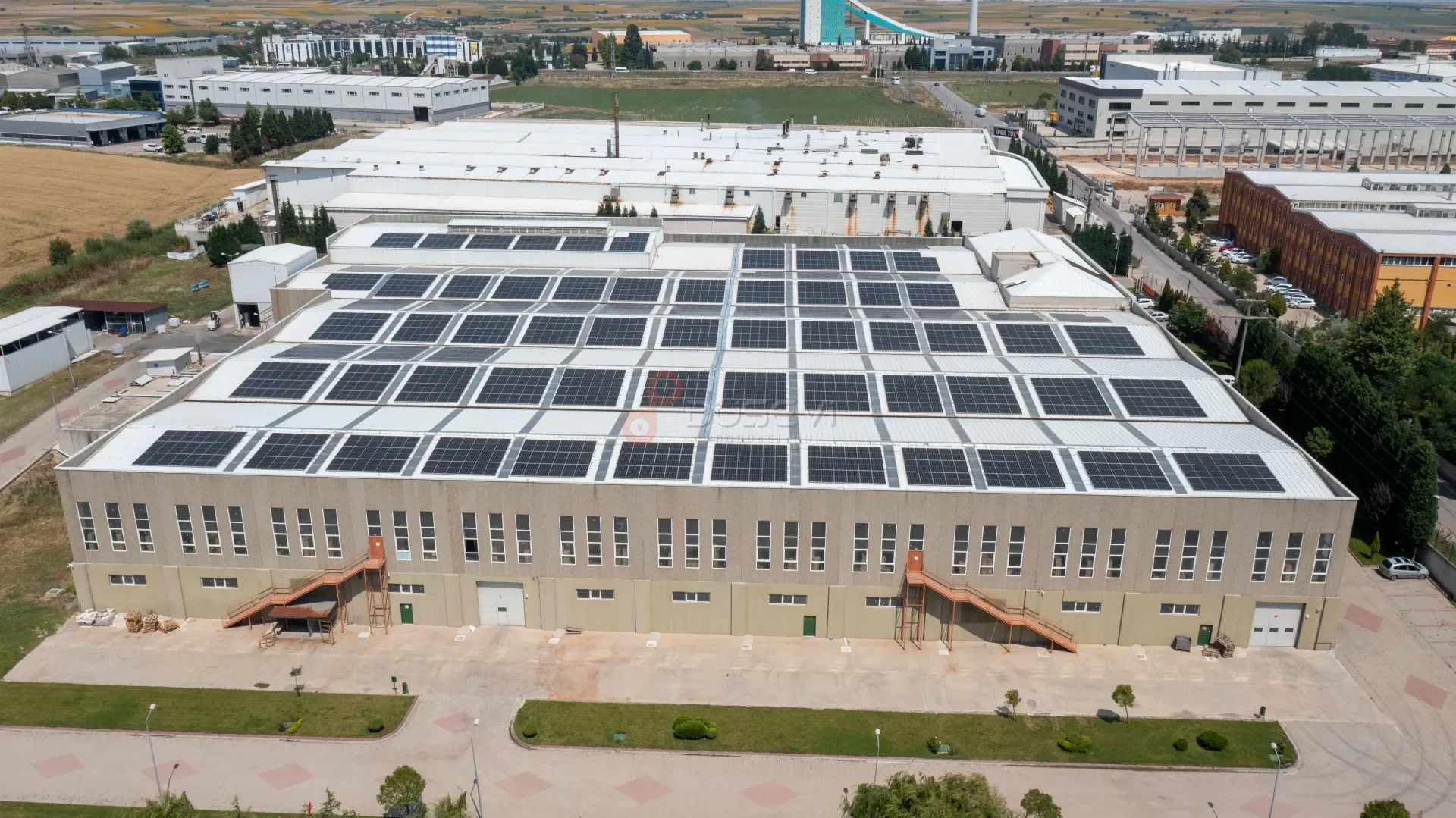 Çorlu OSB Dikgör İplik Çatı GEZ Projesi Drone Görüntüleme ve Teknik Prodüksiyon - 8