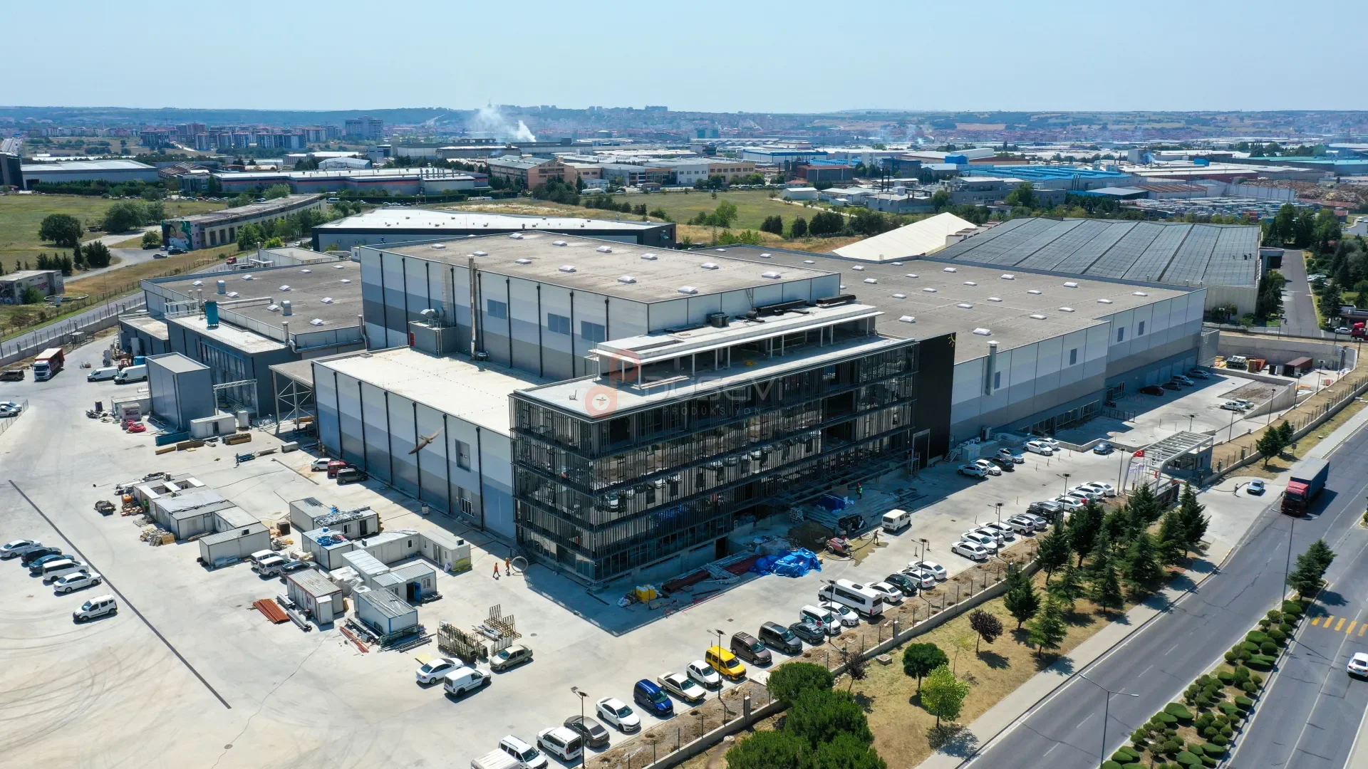 Çerkezköy OSB Fabrika ve Endüstriyel Tesis Profesyonel Drone Çekimi - 5