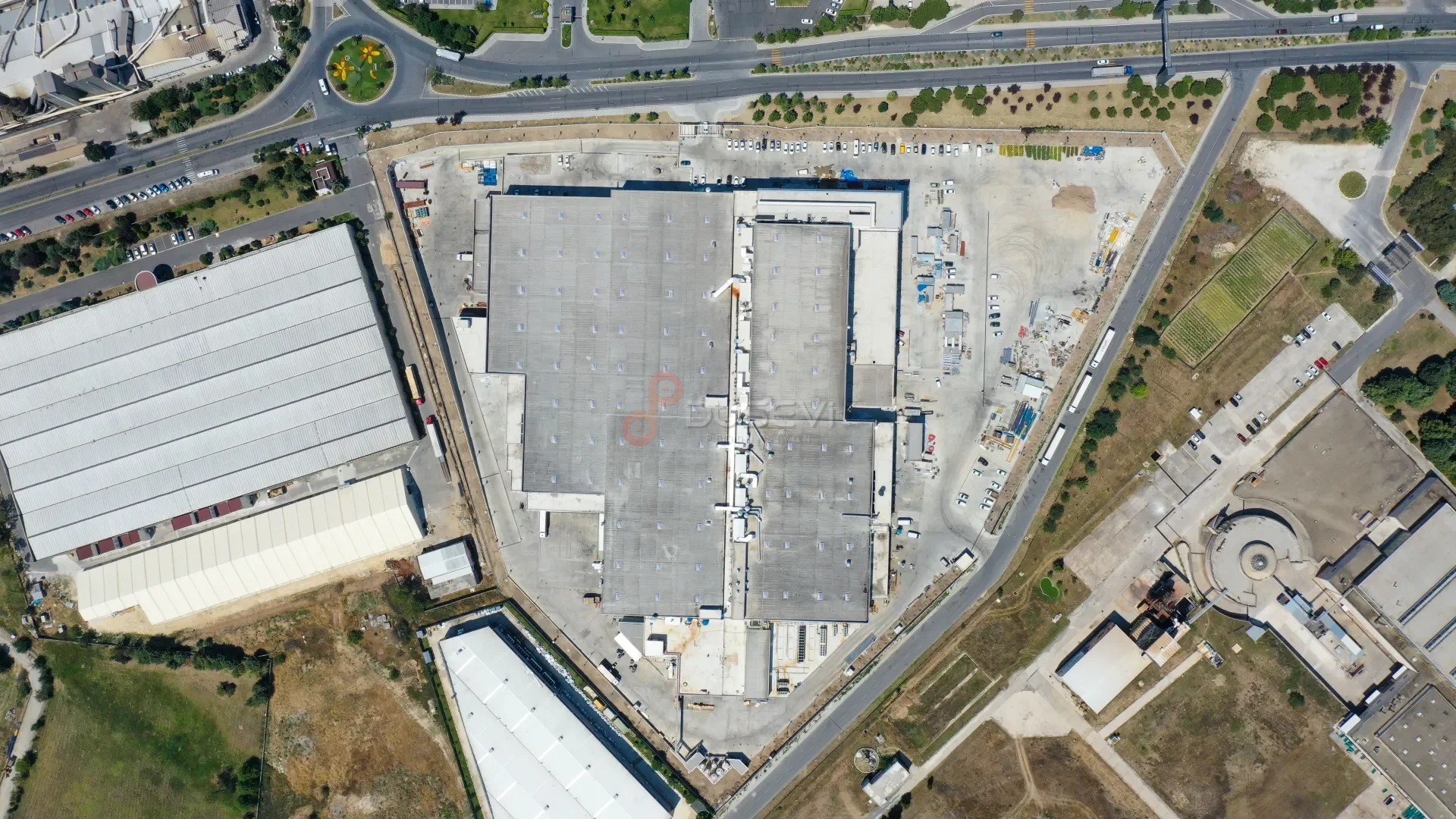 Çerkezköy OSB Fabrika ve Endüstriyel Tesis Profesyonel Drone Çekimi - 9