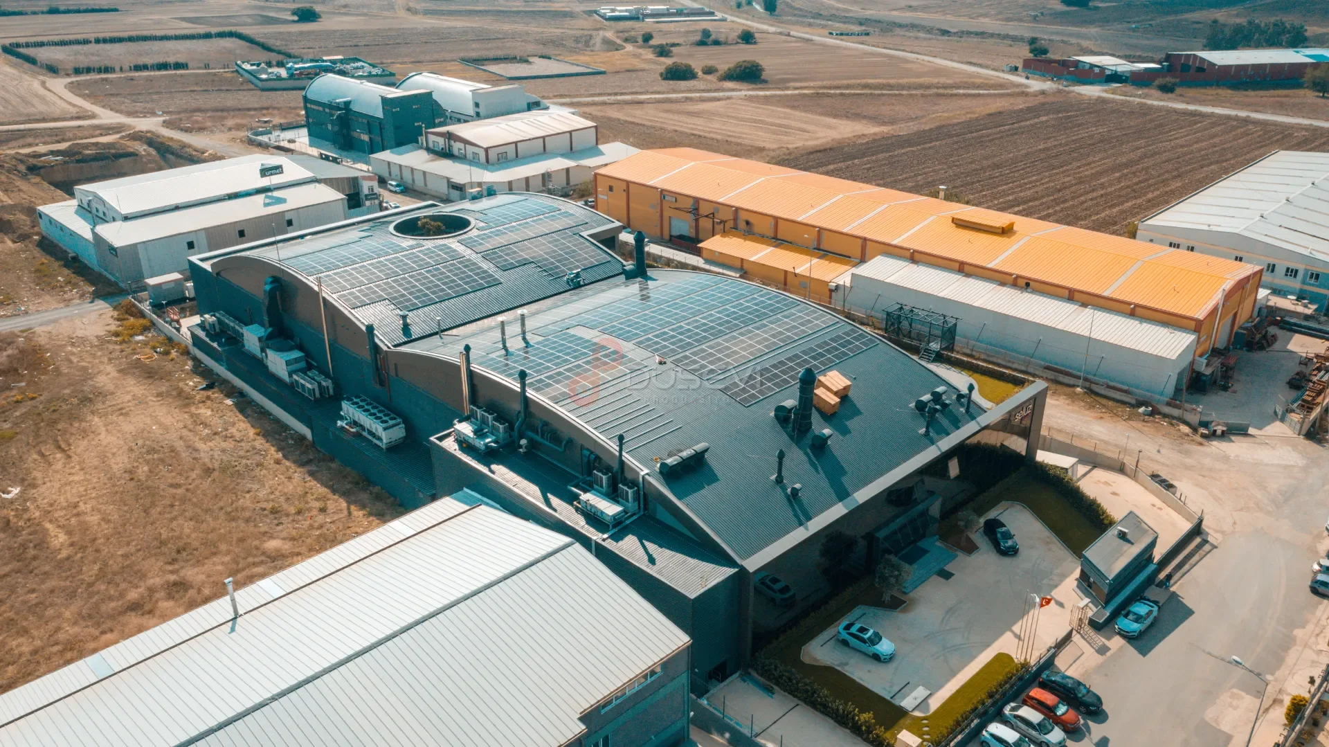 Seluz Kimya Silivri Fabrikası Çatı GES Projesi Profesyonel Drone Çekimi - 6
