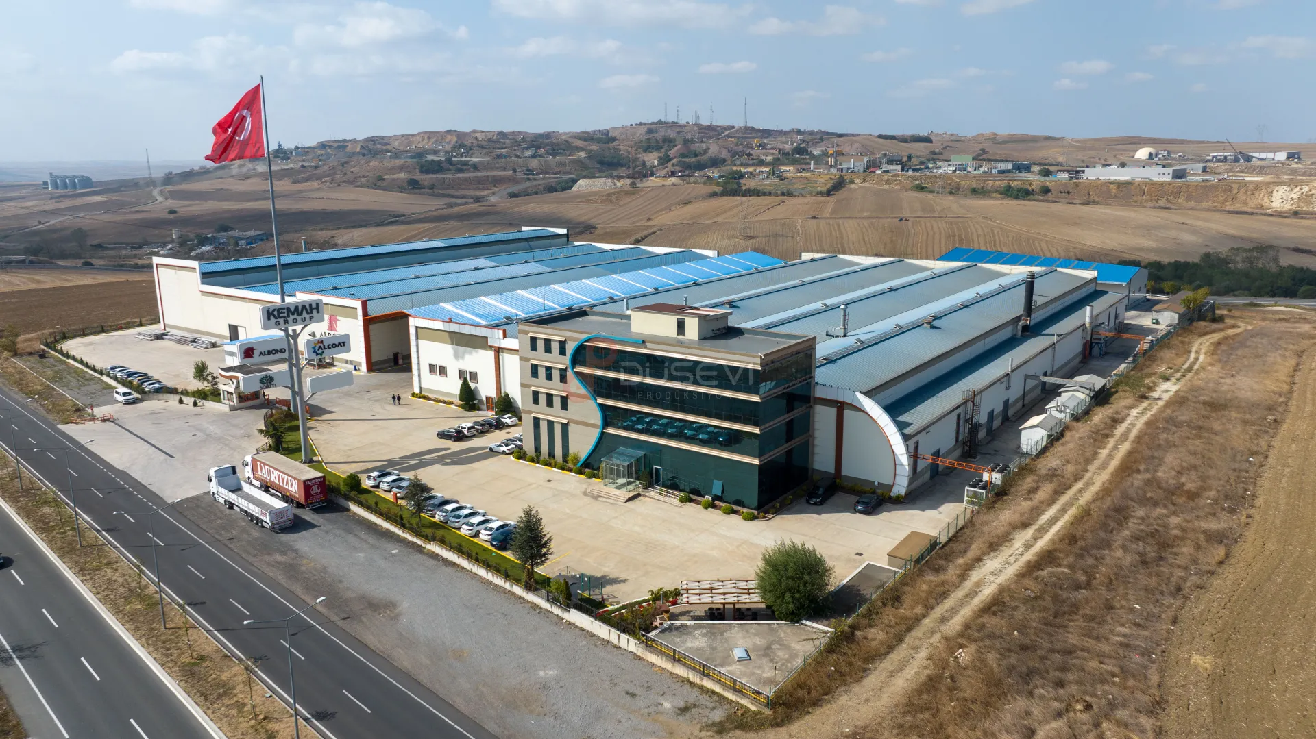 Çorlu Sanayi Bölgesi Fabrika Dış Çekimi ve Profesyonel Endüstriyel Drone Prodüksiyonu - 8