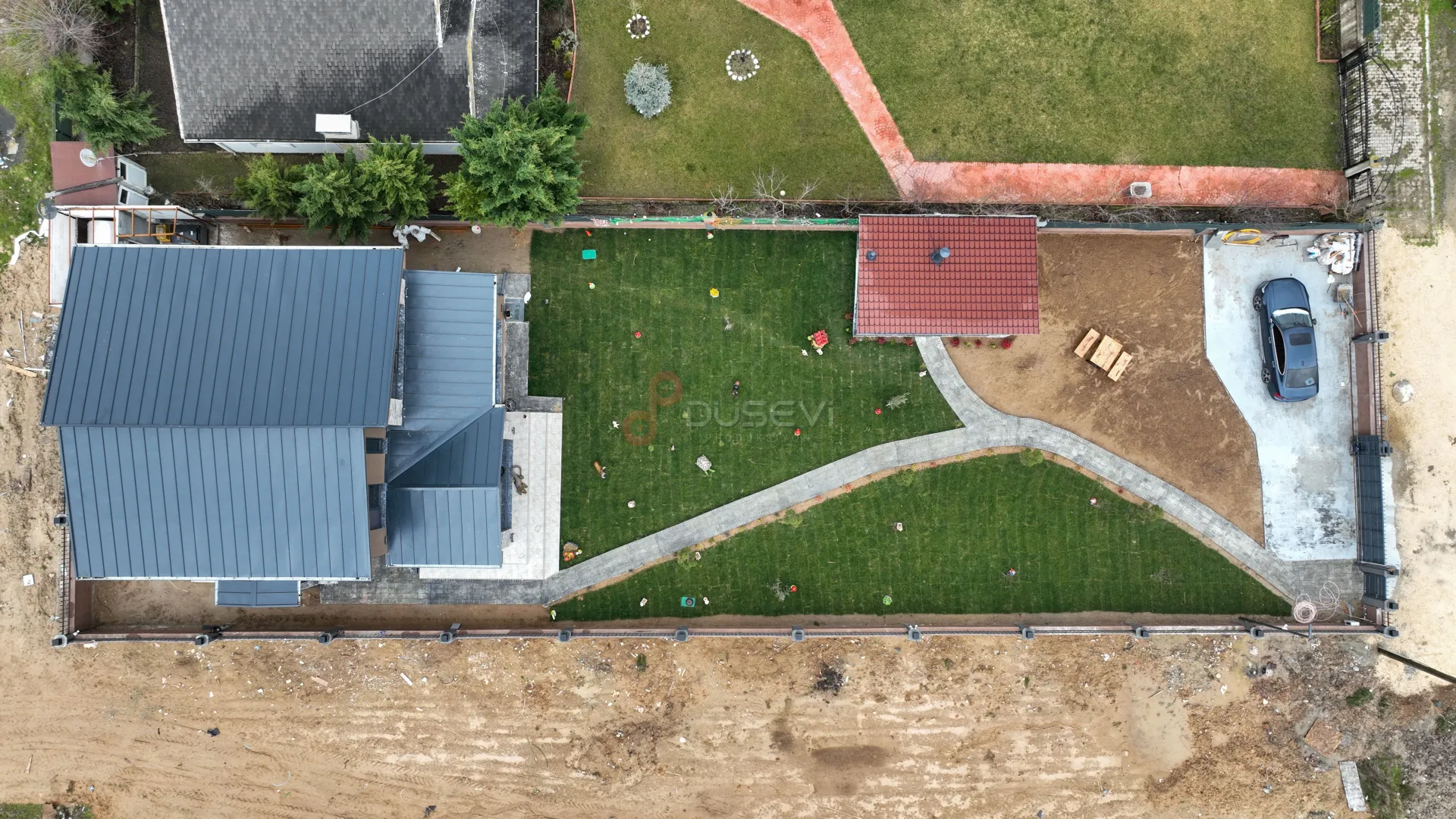 Çerkezköy Ambardere Lüks Villa Projeleri Profesyonel Drone ve Mimari Tanıtım Çekimi - 4