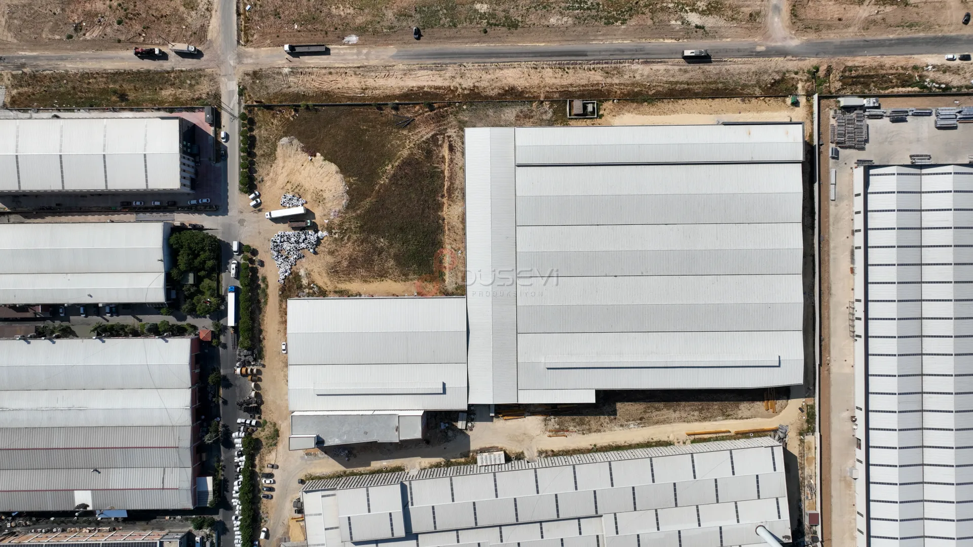 Çorlu Endüstriyel Tesis ve Fabrika Dış Cephe Profesyonel Drone Çekimi - 2