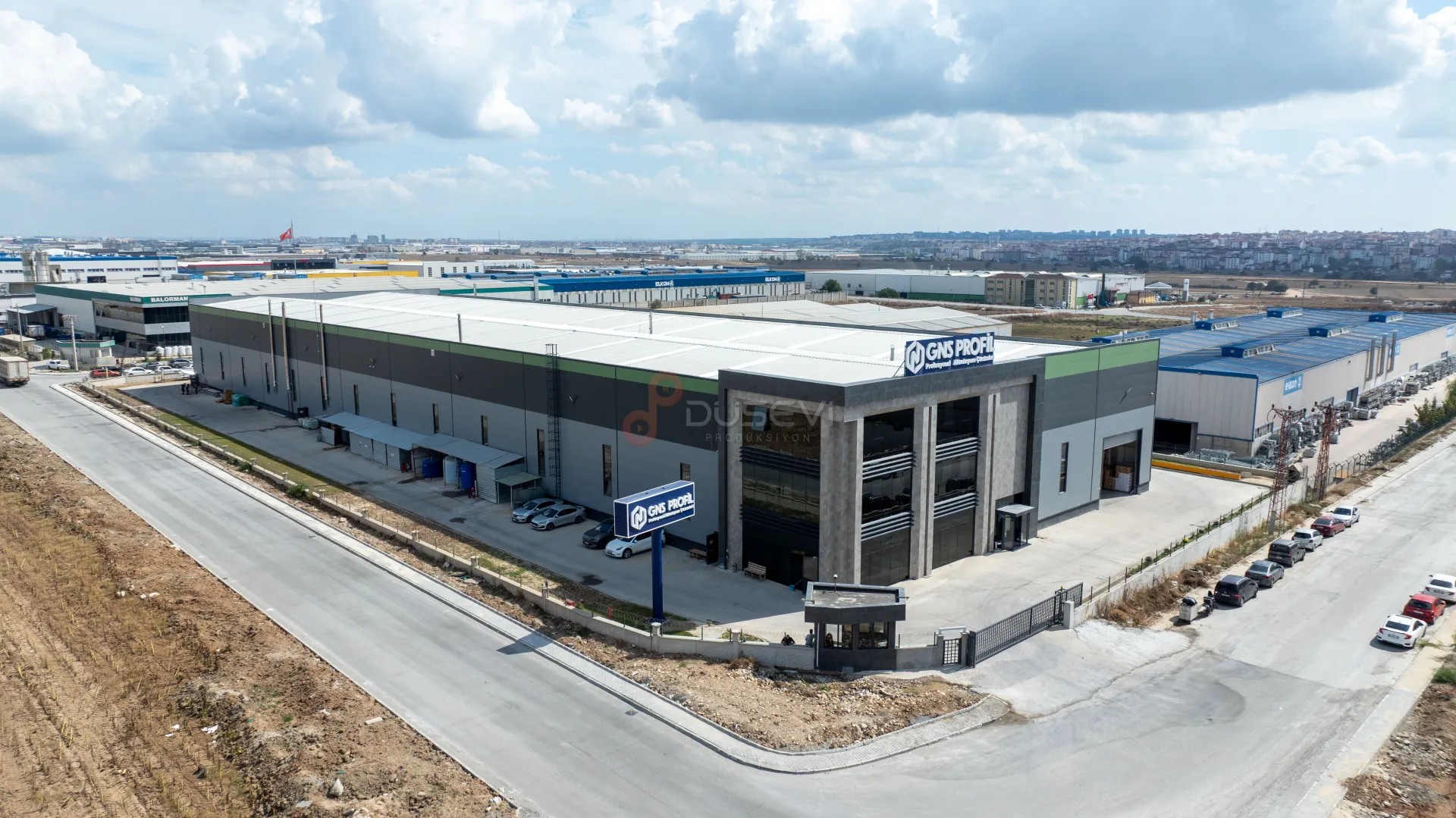 Çerkezköy Organize Sanayi Bölgesi (ÇOSB) Endüstriyel Fabrika ve Tesis Profesyonel Drone Çekimi - 4