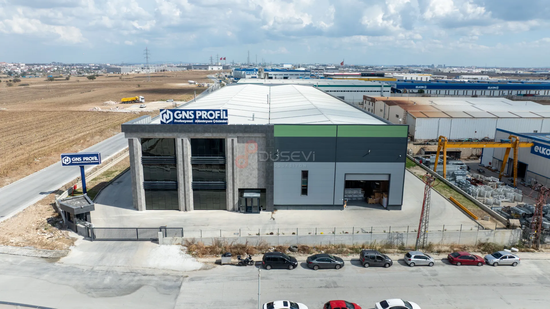 Çerkezköy Organize Sanayi Bölgesi (ÇOSB) Endüstriyel Fabrika ve Tesis Profesyonel Drone Çekimi - 5