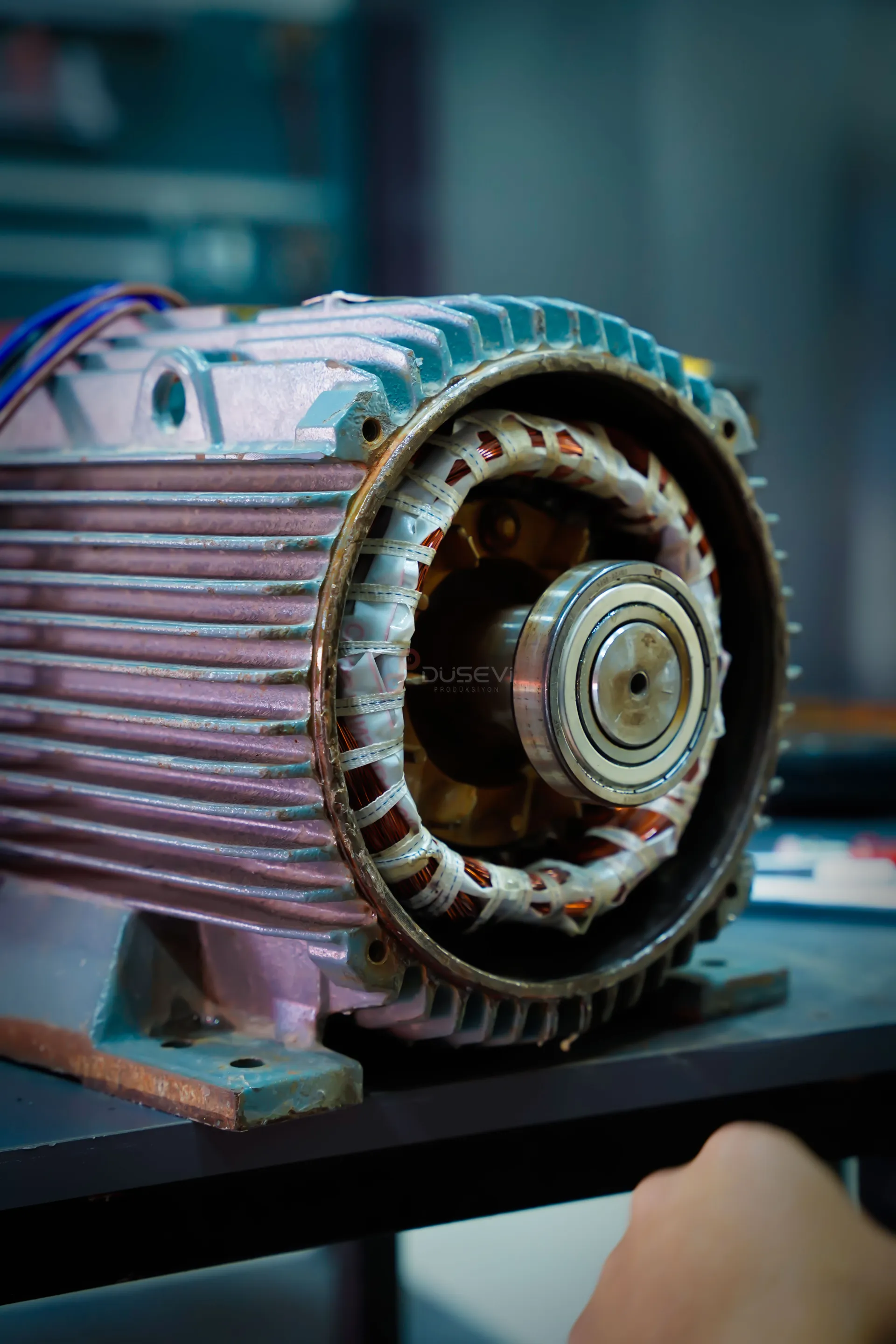 Elektrik Motoru Üretim Tesisleri Profesyonel Endüstriyel Fotoğraf Çekimi ve Tanıtım Prodüksiyonu - 6