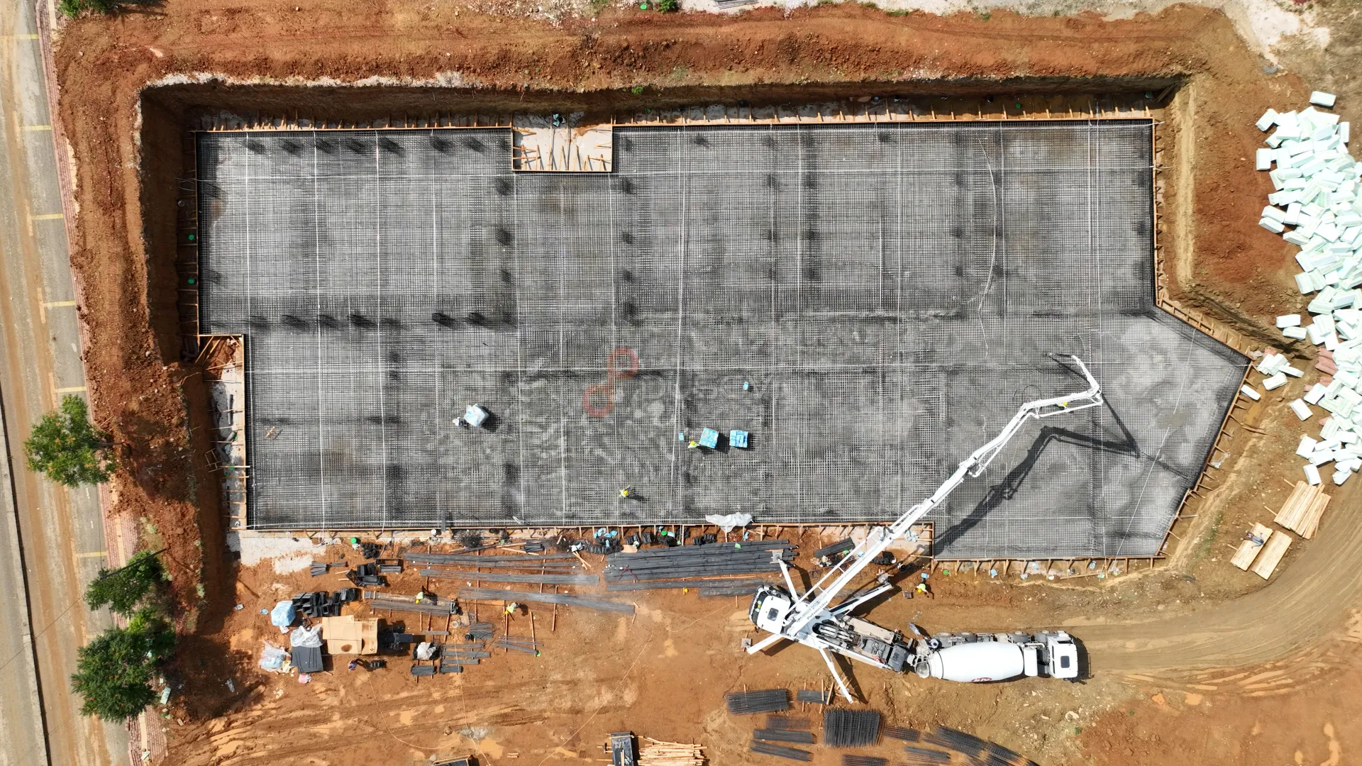 Burdur Bucak Modern İnşaat Projesi ve Şantiye Süreçleri Profesyonel Drone Çekimi - 7