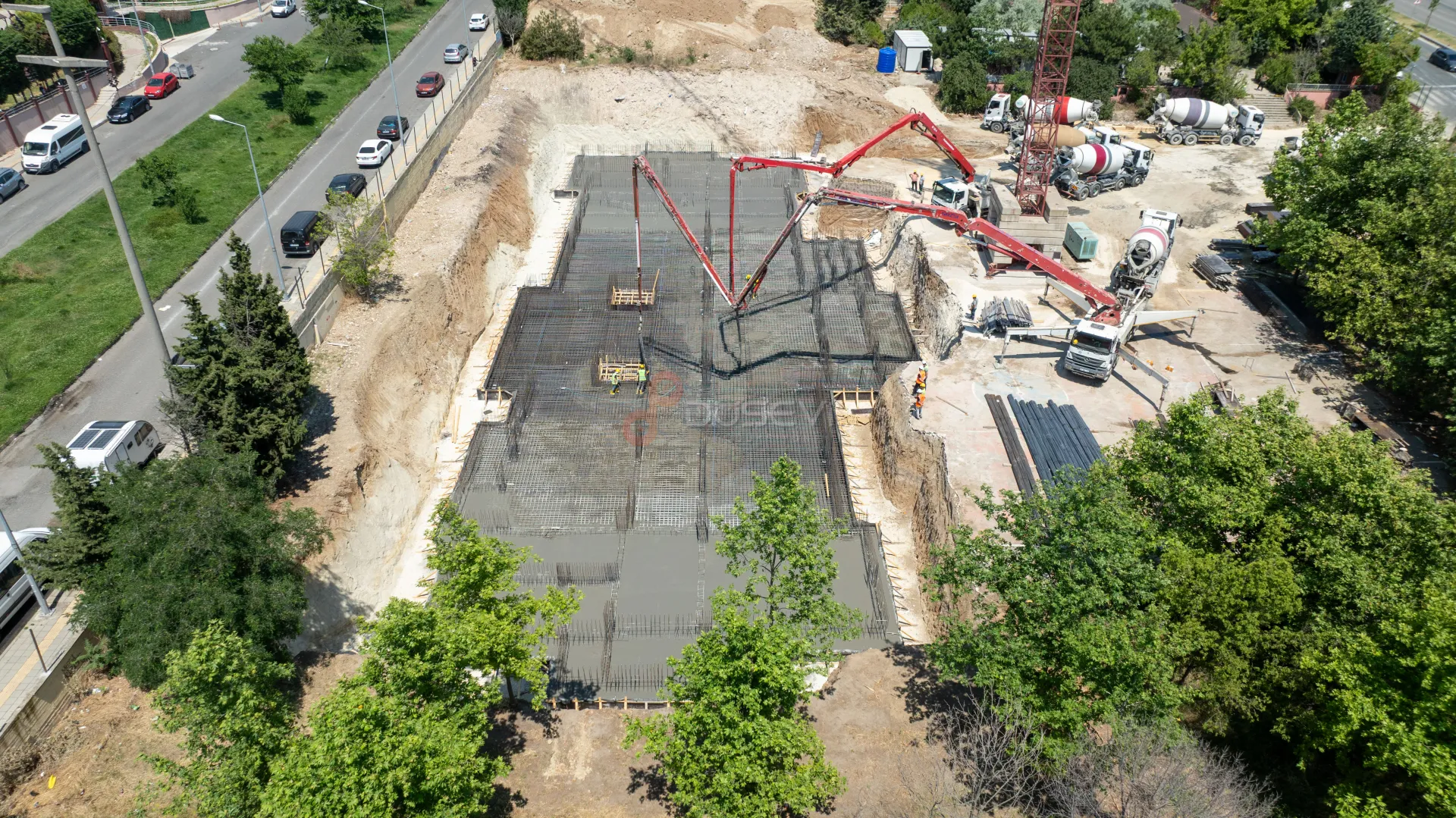 Çorlu Endüstriyel İnşaat ve Fabrika Şantiyesi Profesyonel Drone Görüntüleme ve İlerleme Takibi - 8
