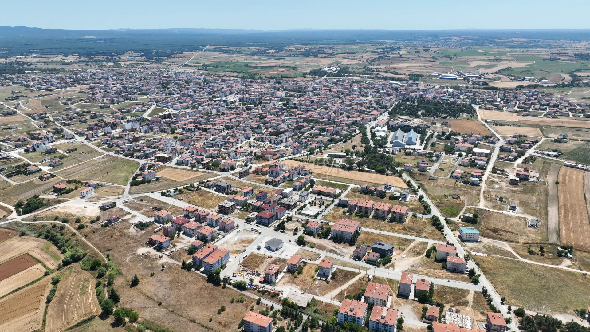 Tekirdağ Saray Modern İnşaat Projesi ve Şantiye İlerleme Takibi Profesyonel Drone Çekimi - 2